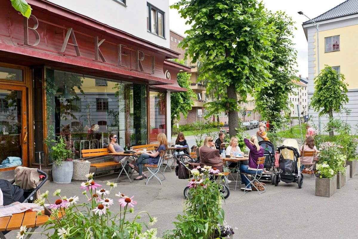 Kort vei til Åpent bakeri. Galleribilde