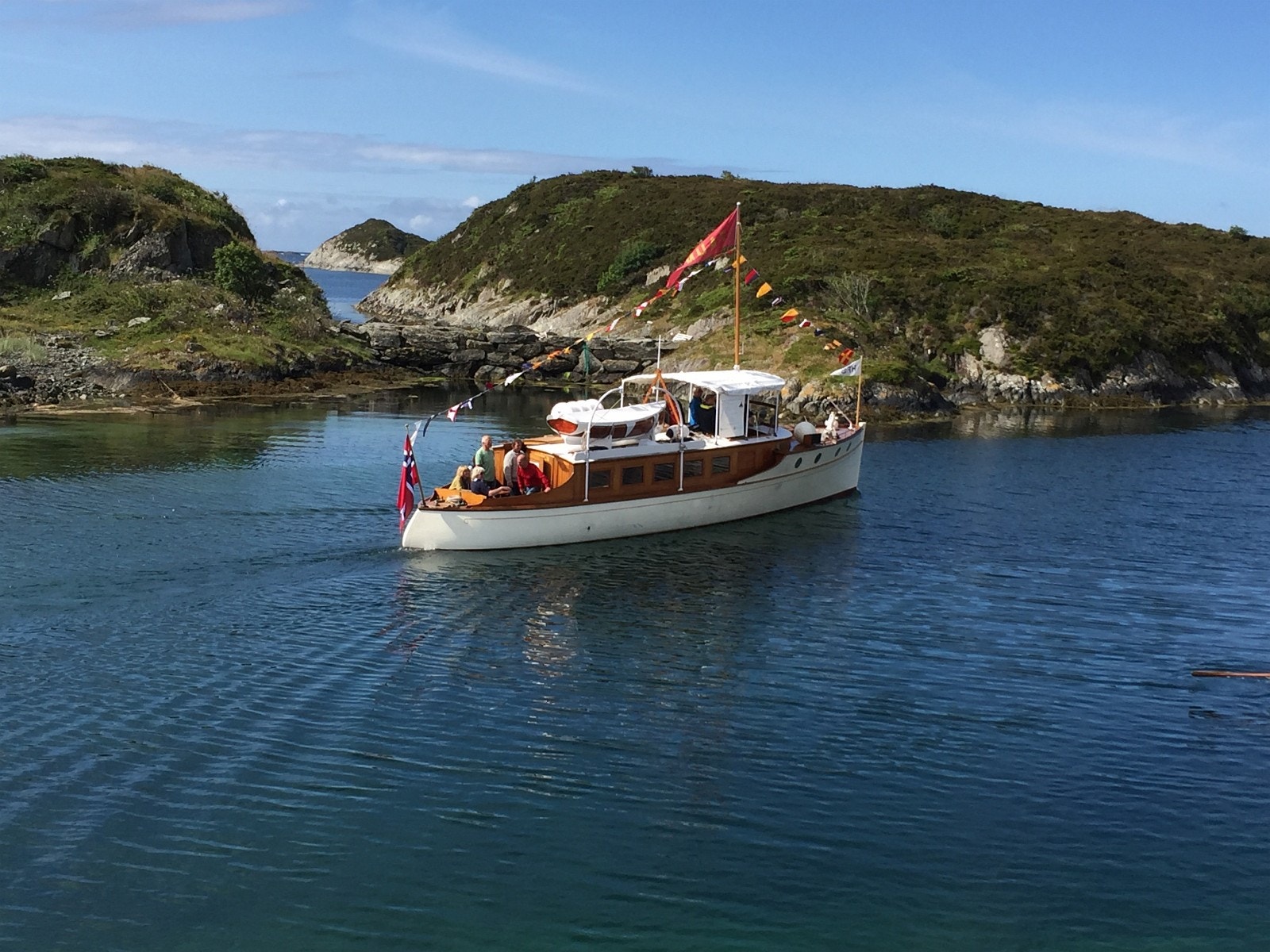 Utsikten fra terassen. Galleribilde