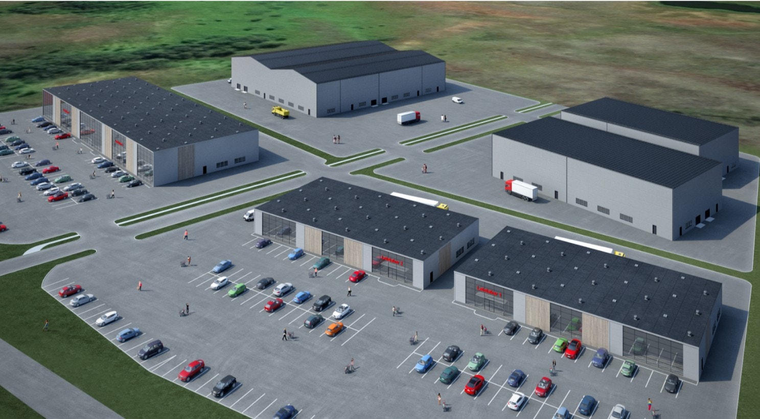 Området forventes ferdig regulert høsten 2018.
Reguleringsformål: Næringsbebyggelse, herunder kontor, teknologi, produksjon og lager, forretning, herunder dagligvareforretning og handel med plasskrevende varer, samt offentlig og privat tjenesteyting Galleribilde