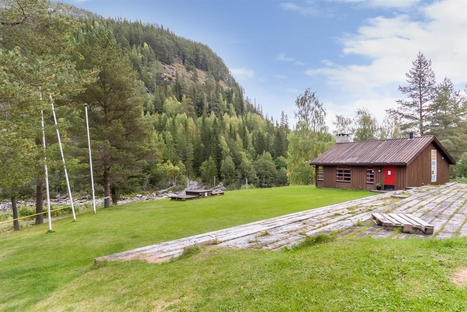 Pent opparbeidede uteområder. Galleribilde