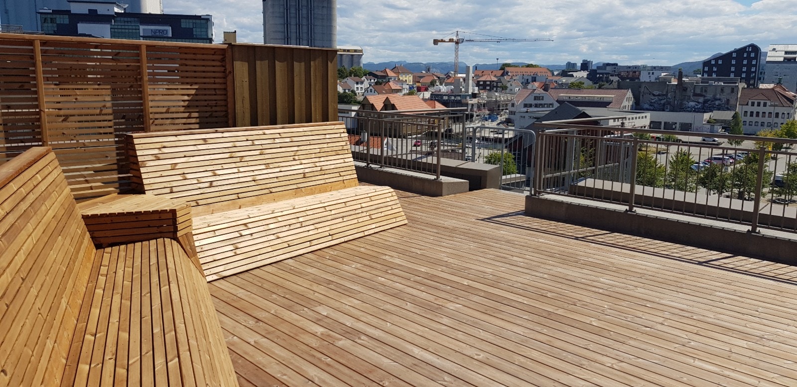 Felles takterrasse Galleribilde