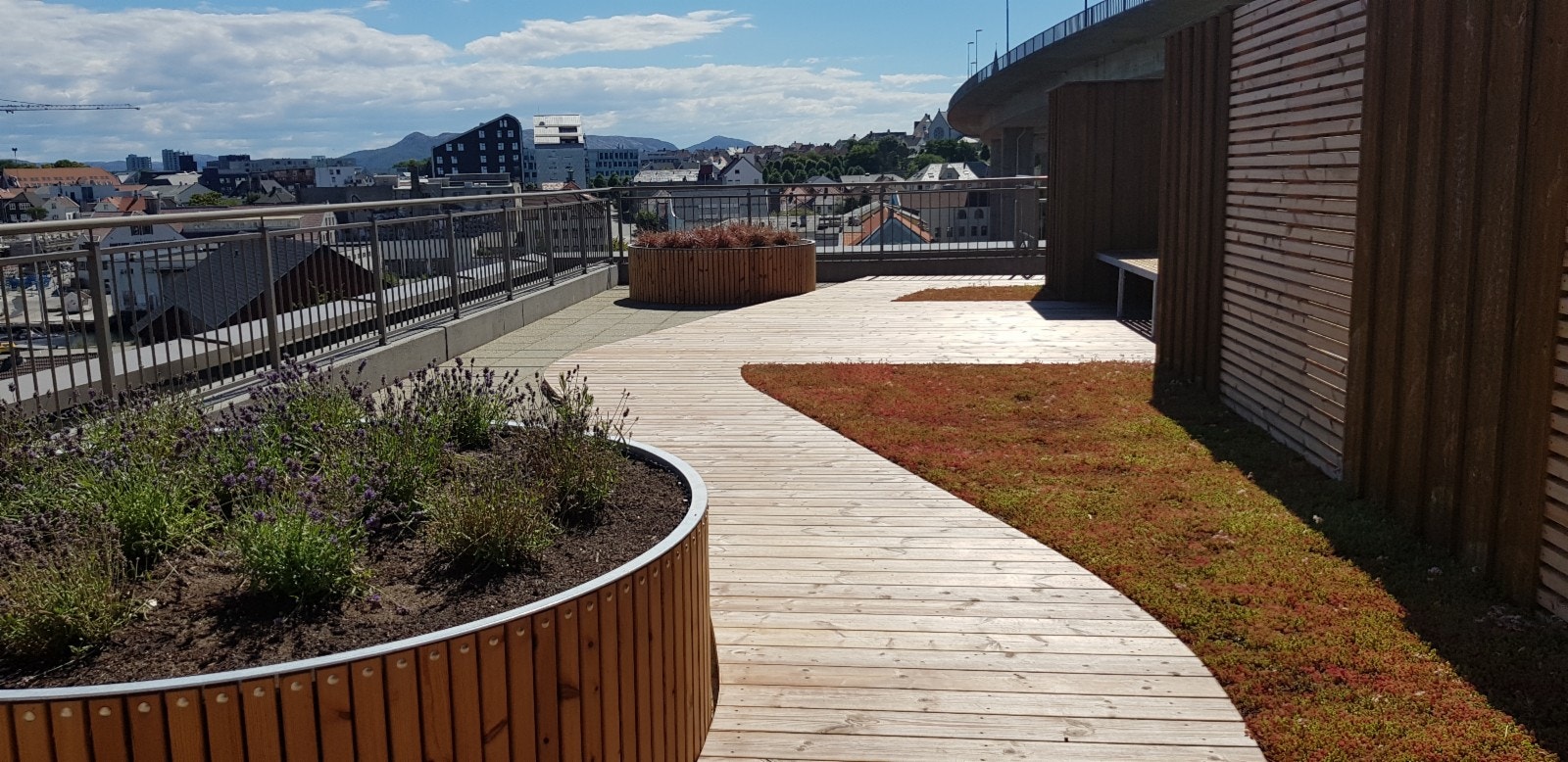 Felles takterrasse Galleribilde