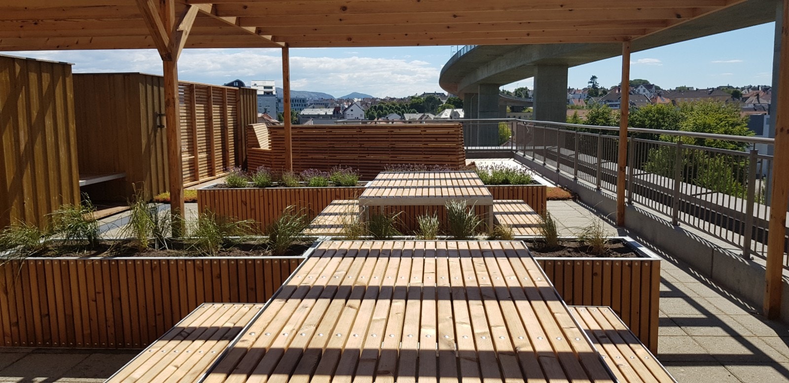 Felles takterrasse Galleribilde