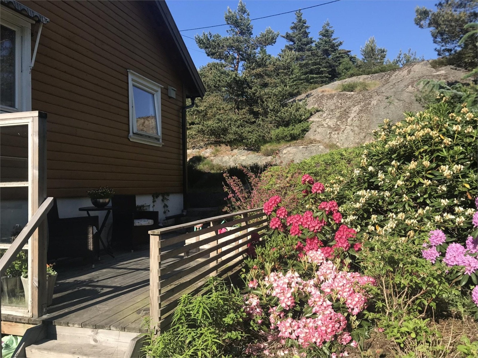 Del av terrasse på sydøstsiden Galleribilde