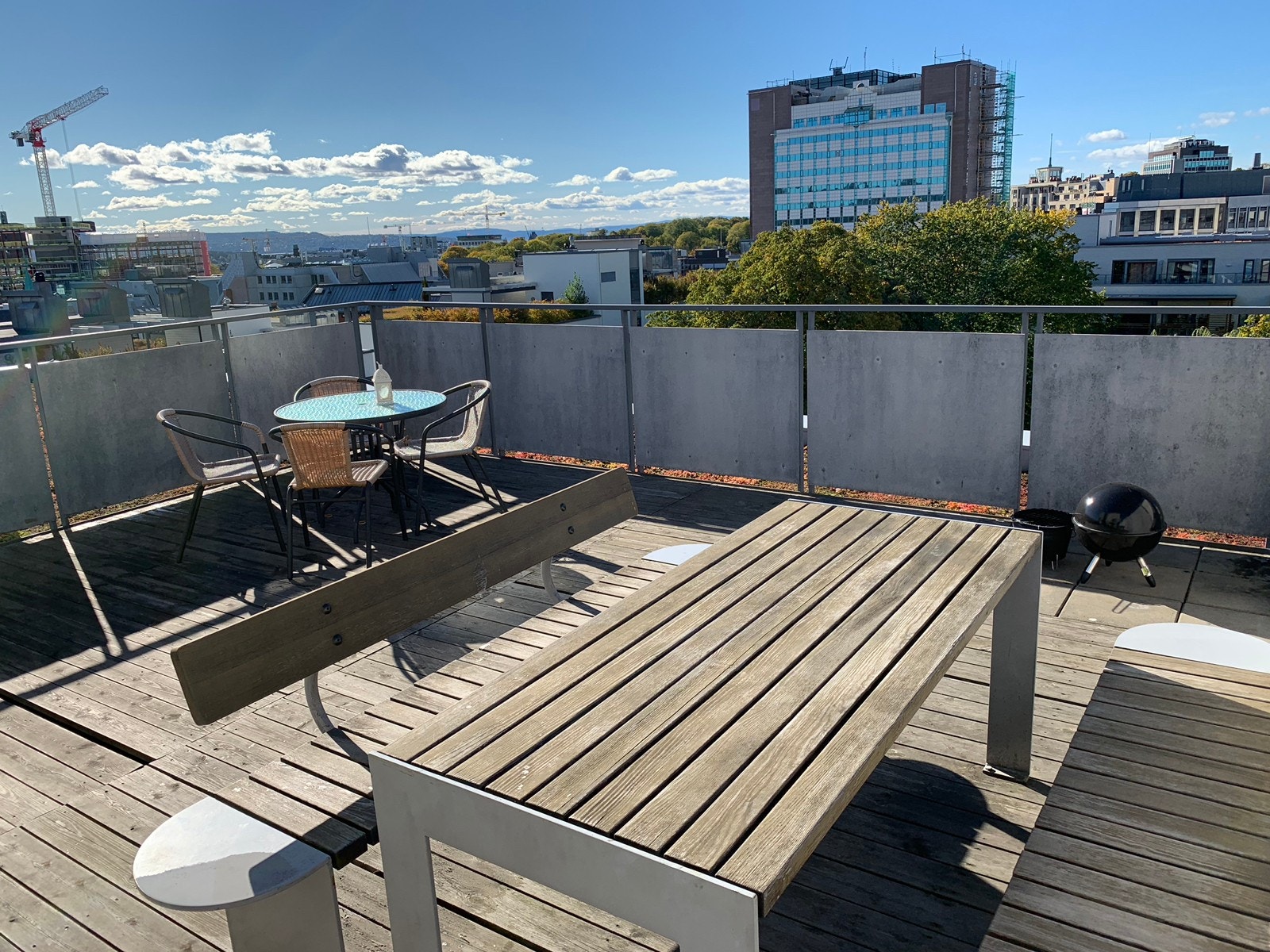 Felles takterrasse. Heis rett opp Galleribilde