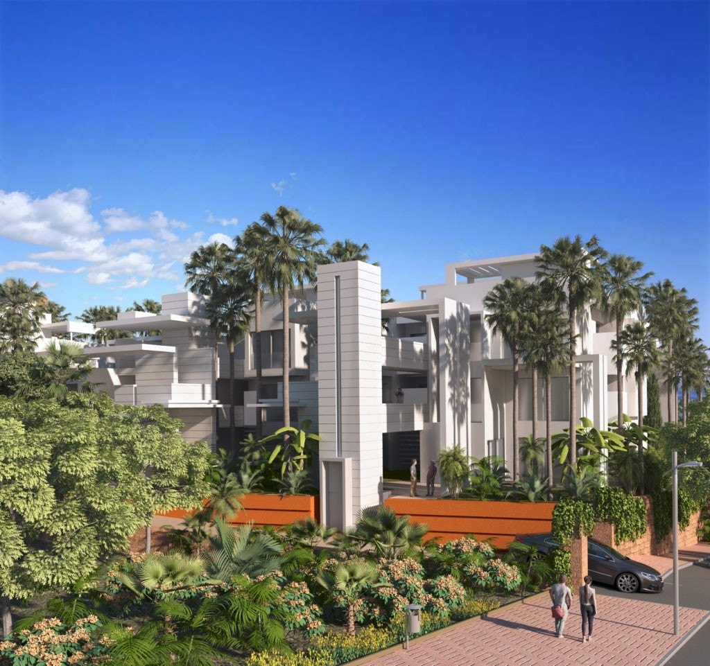 Urbanisasjonen dekoreres med beplantning. Galleribilde