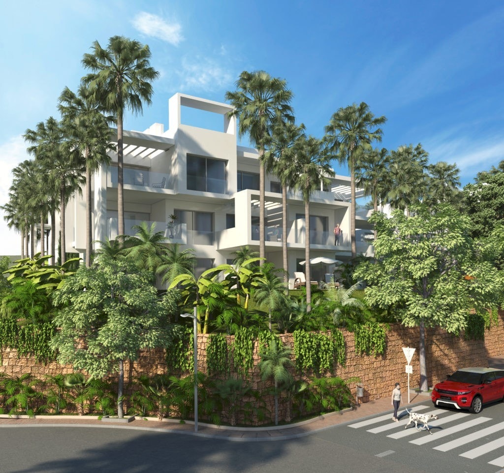 Urbanisasjonen dekoreres med beplantning. Galleribilde