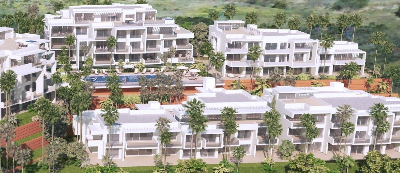 Stilig varierende arkitektur. Galleribilde