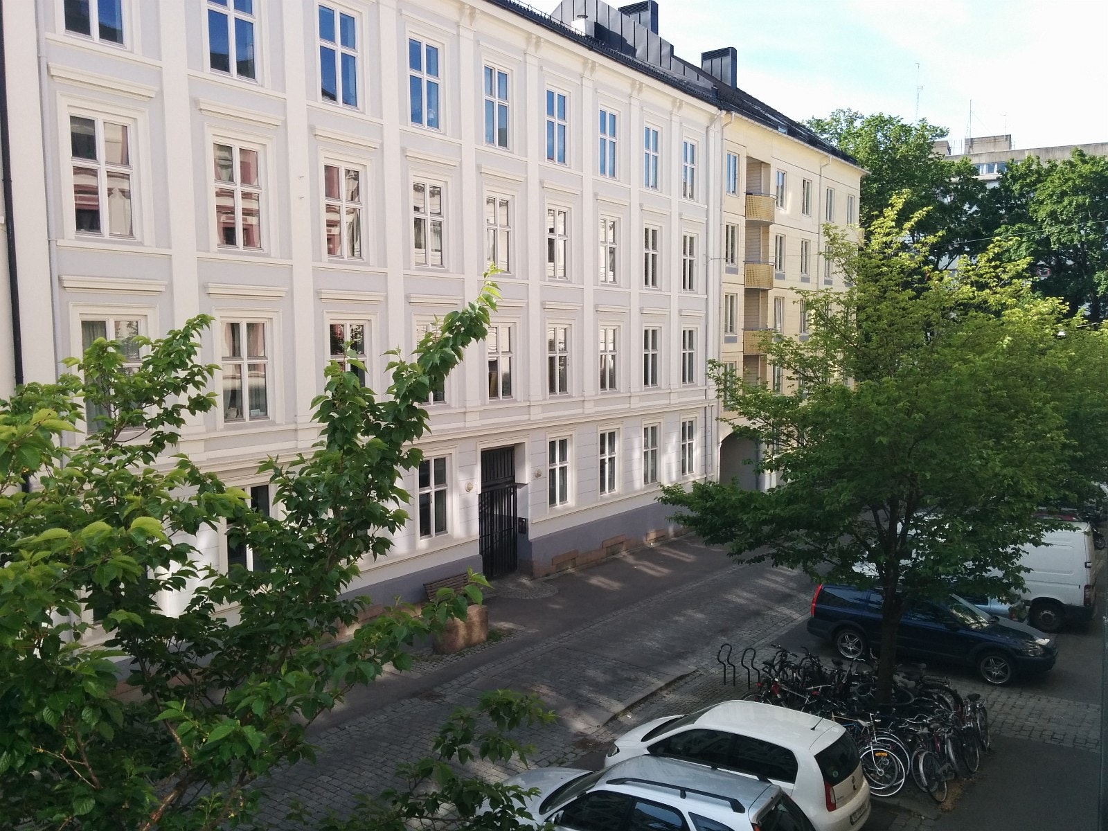 Utsikt fra kjøkkenvinduet. Galleribilde