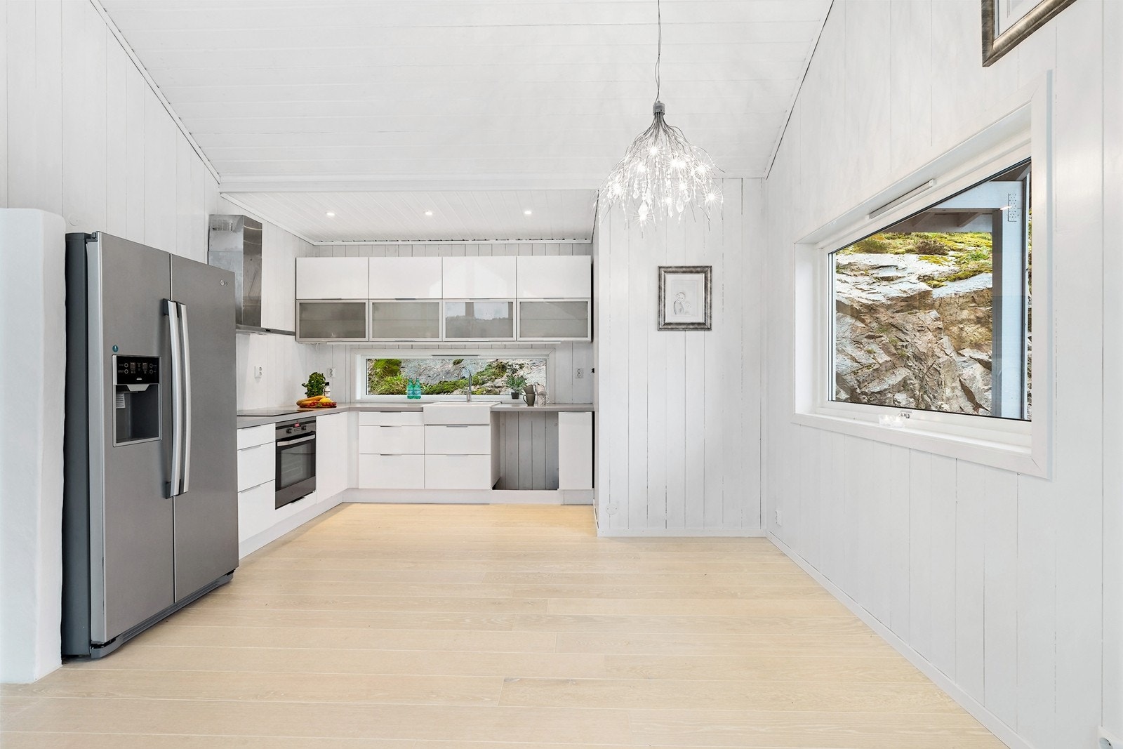 Trivelig og lyst kjøkken Galleribilde