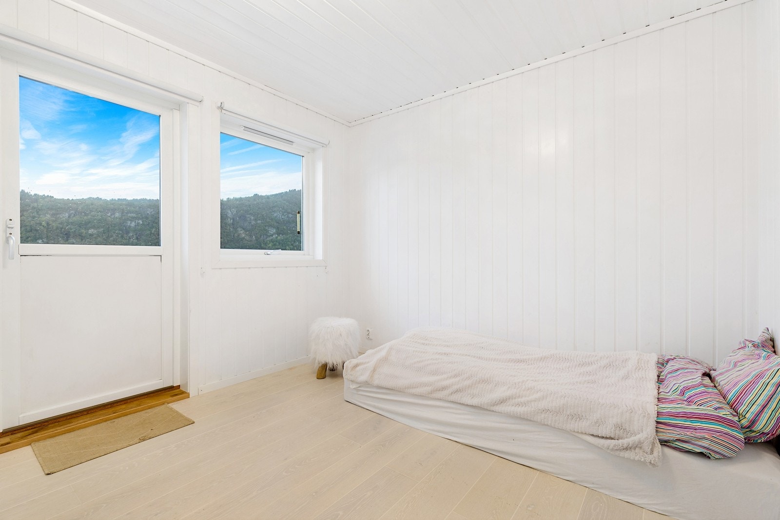 Alle soverommene er av god størrelse, med mulighet for å innrede med både enkeltsenger, køyesenger og dobbeltsenger Galleribilde