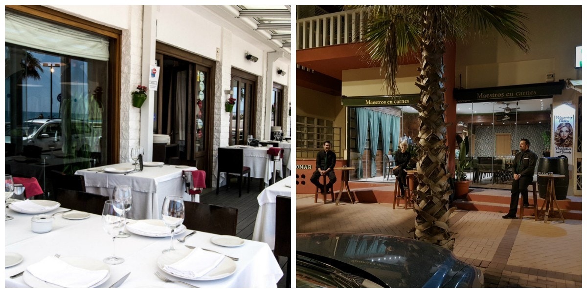 Meget gode restauranter på strandpromenaden ved Carvajal. Fiskerestauranten Los Marinos Jose og Kjøttrestauranten Maestros de carnes. Galleribilde