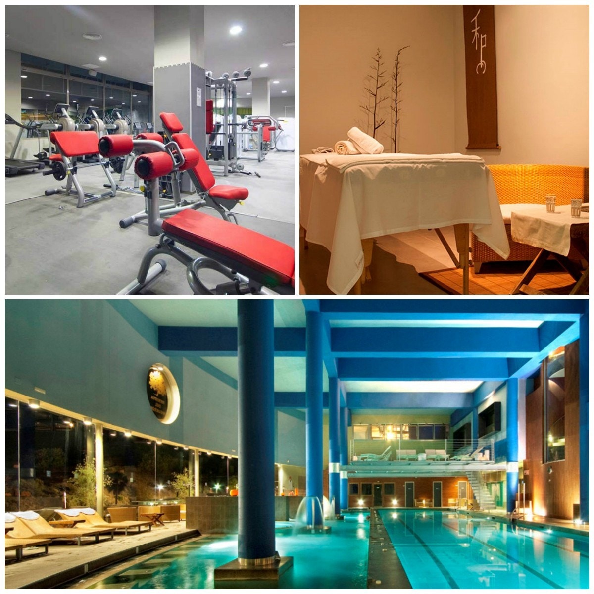 Eiere har tilgang til treningsrom og SPA-avdeling. Galleribilde