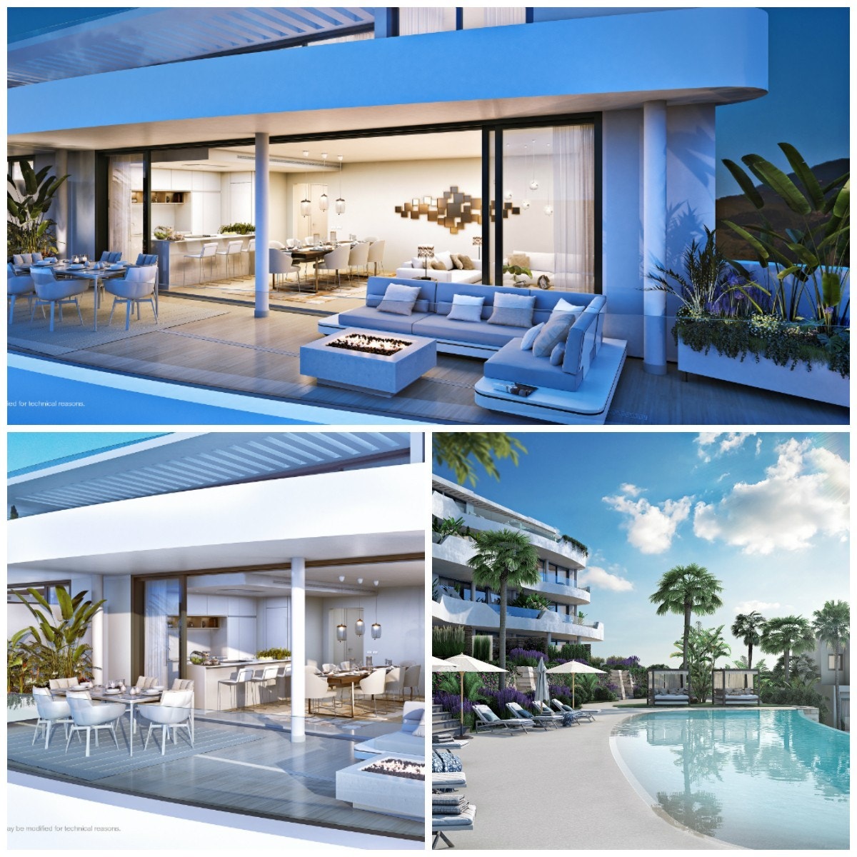 Flere basseng fordeles på tomten til anlegget. Galleribilde