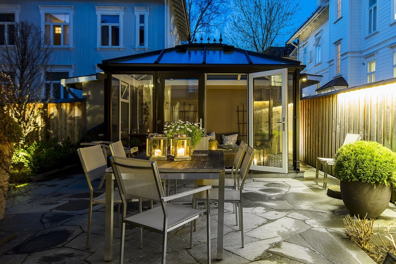 Hagen er tegnet og designet av Yvonne Dengin i LarkLandskap Galleribilde