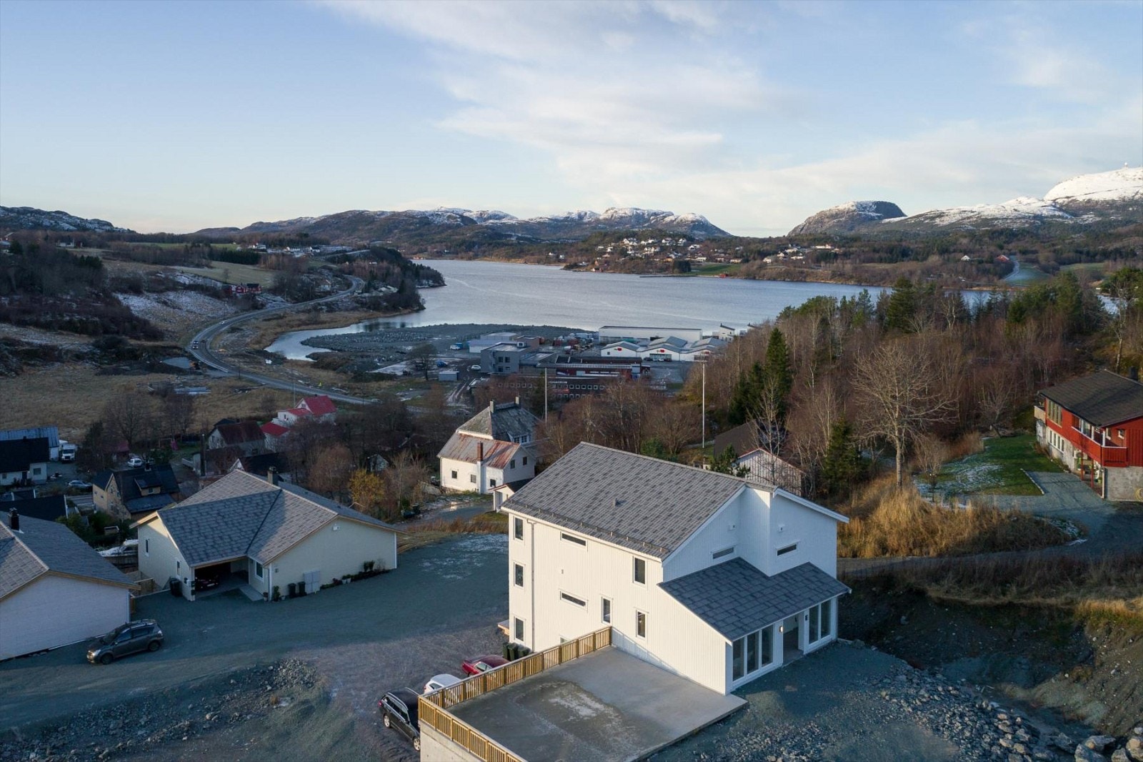 Luftfoto. Galleribilde