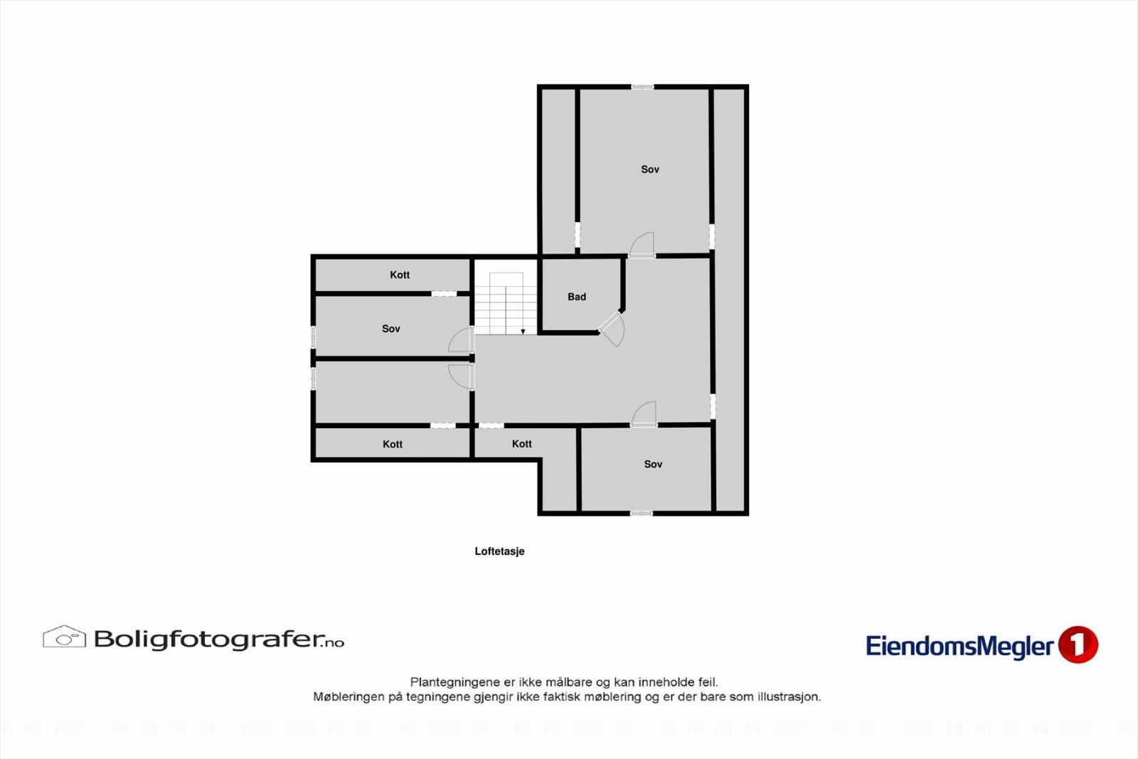 Planløsning 3. etasje Galleribilde