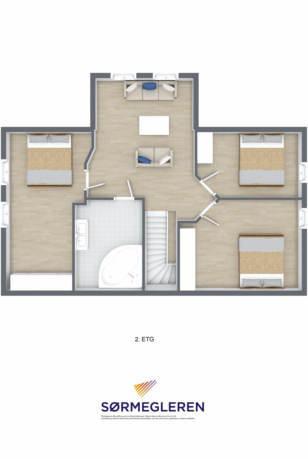 Planløsning 2.etg Galleribilde