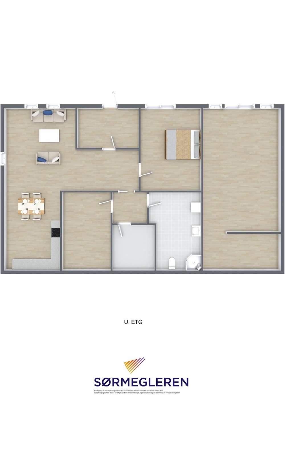 Planløsning u.etg Galleribilde