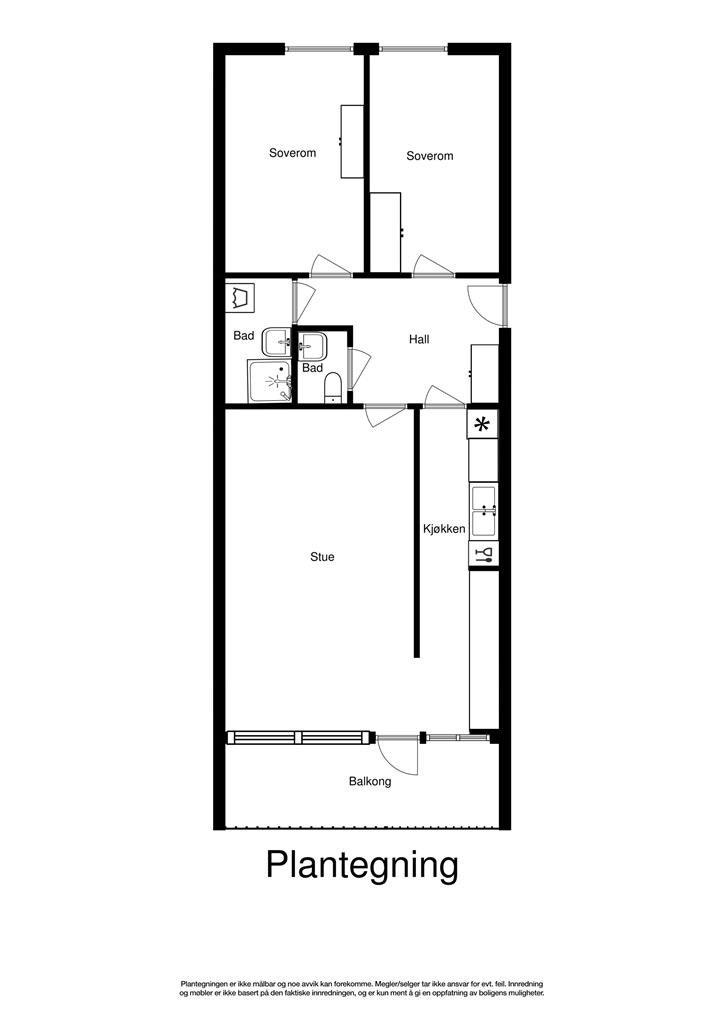 2dplan og 1 Galleribilde
