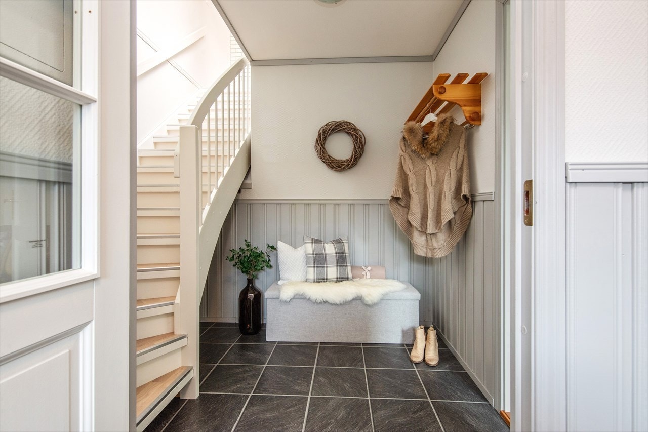 Innbydende inngangsparti. Galleribilde