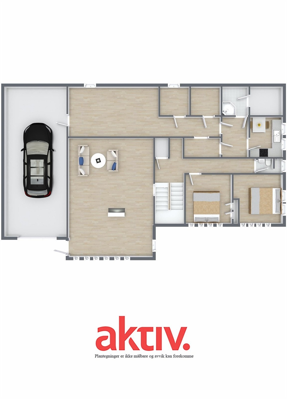 RoomSketcher 3D Floor Plan2 Galleribilde