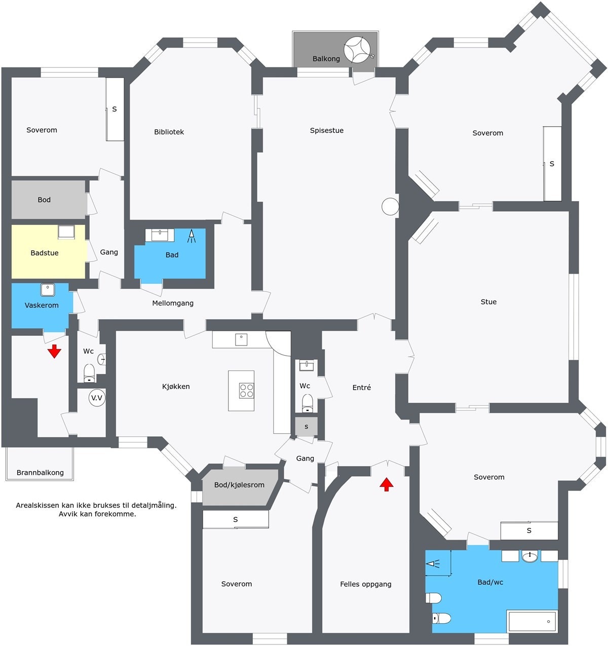 Planskisse. Galleribilde