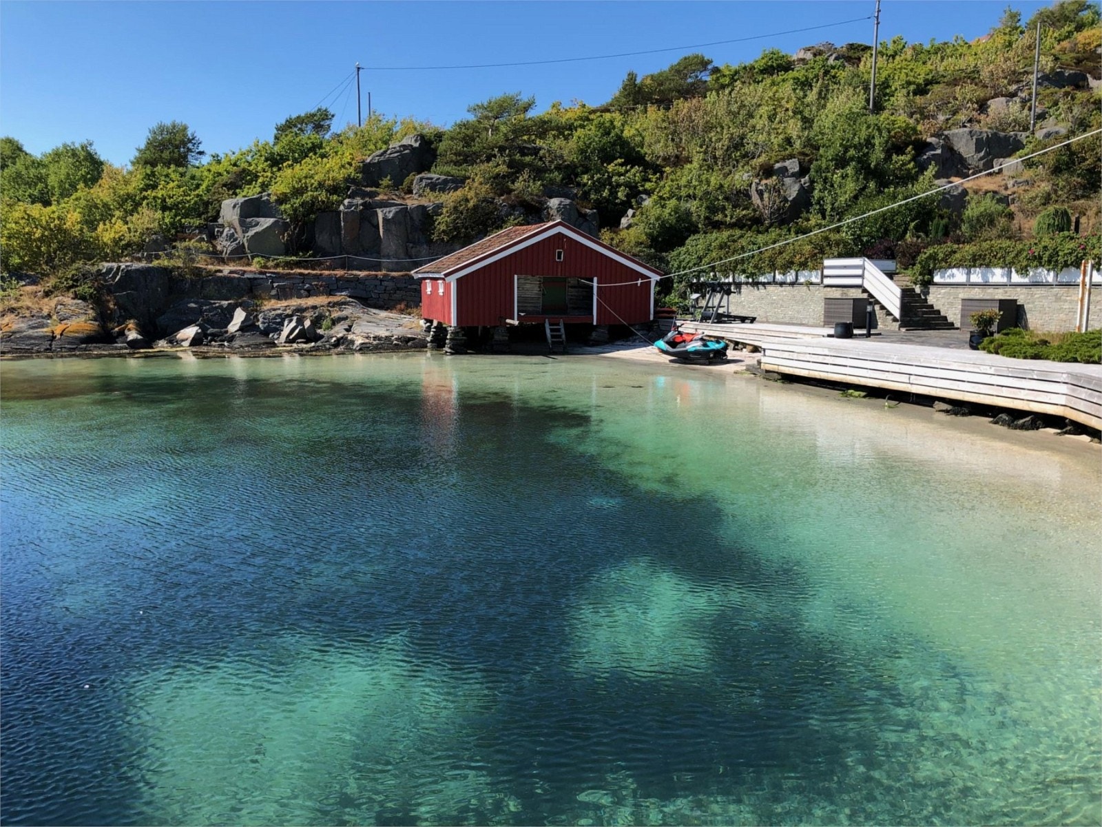fra sandstranden Galleribilde