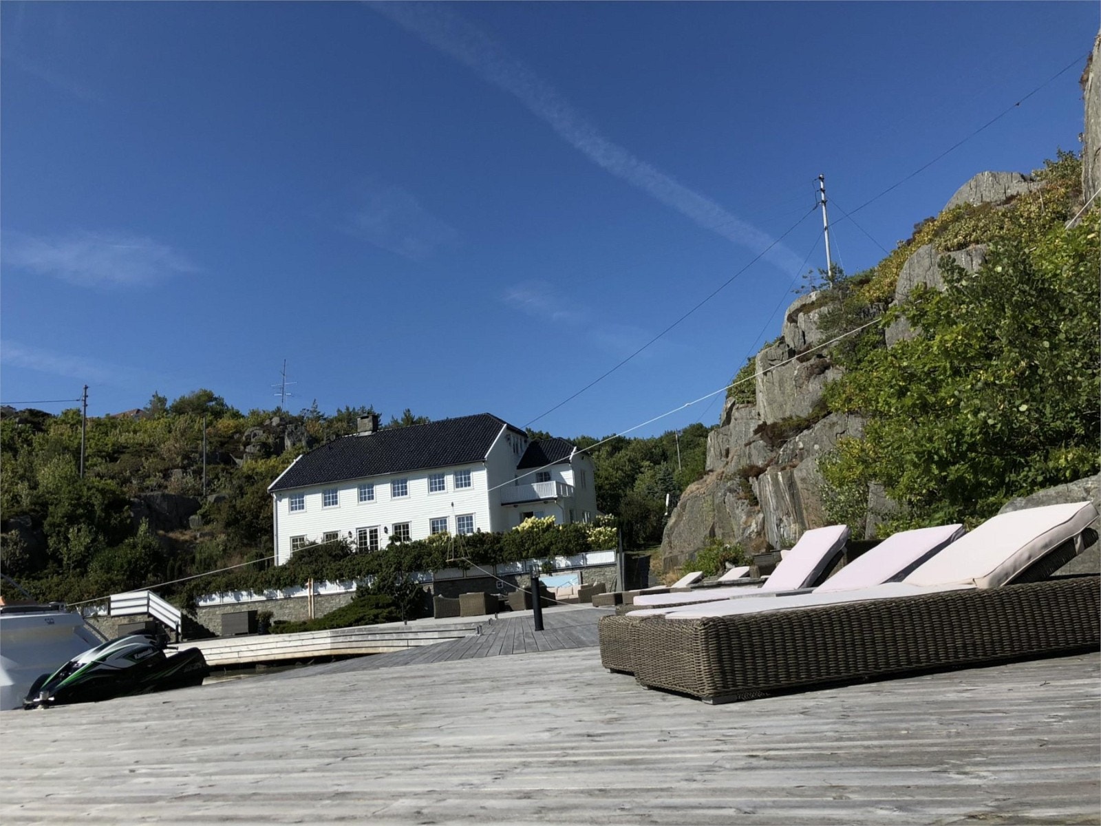 fra bryggeanlegget. Galleribilde