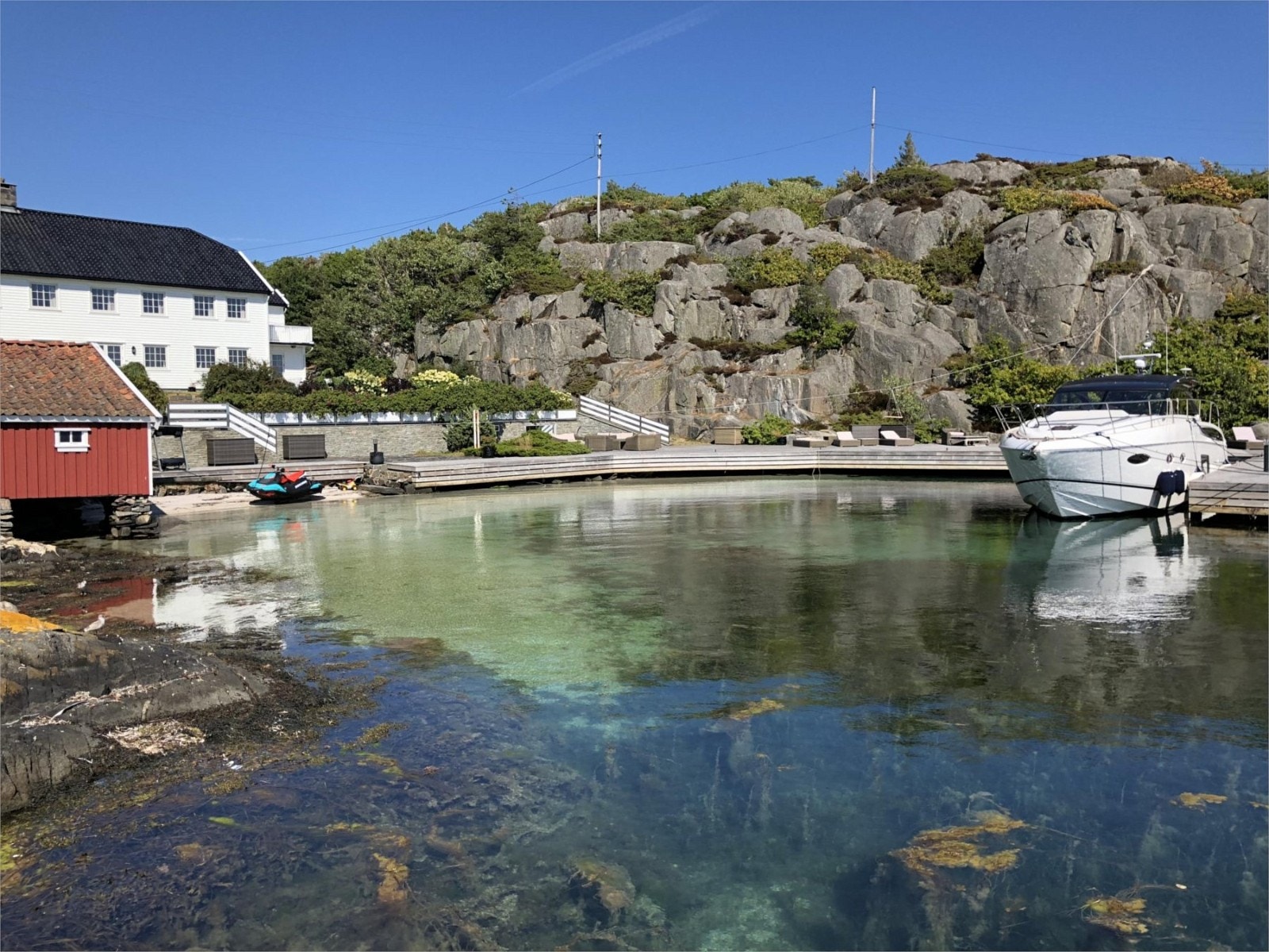 Fra bryggen og strandlinjen Galleribilde