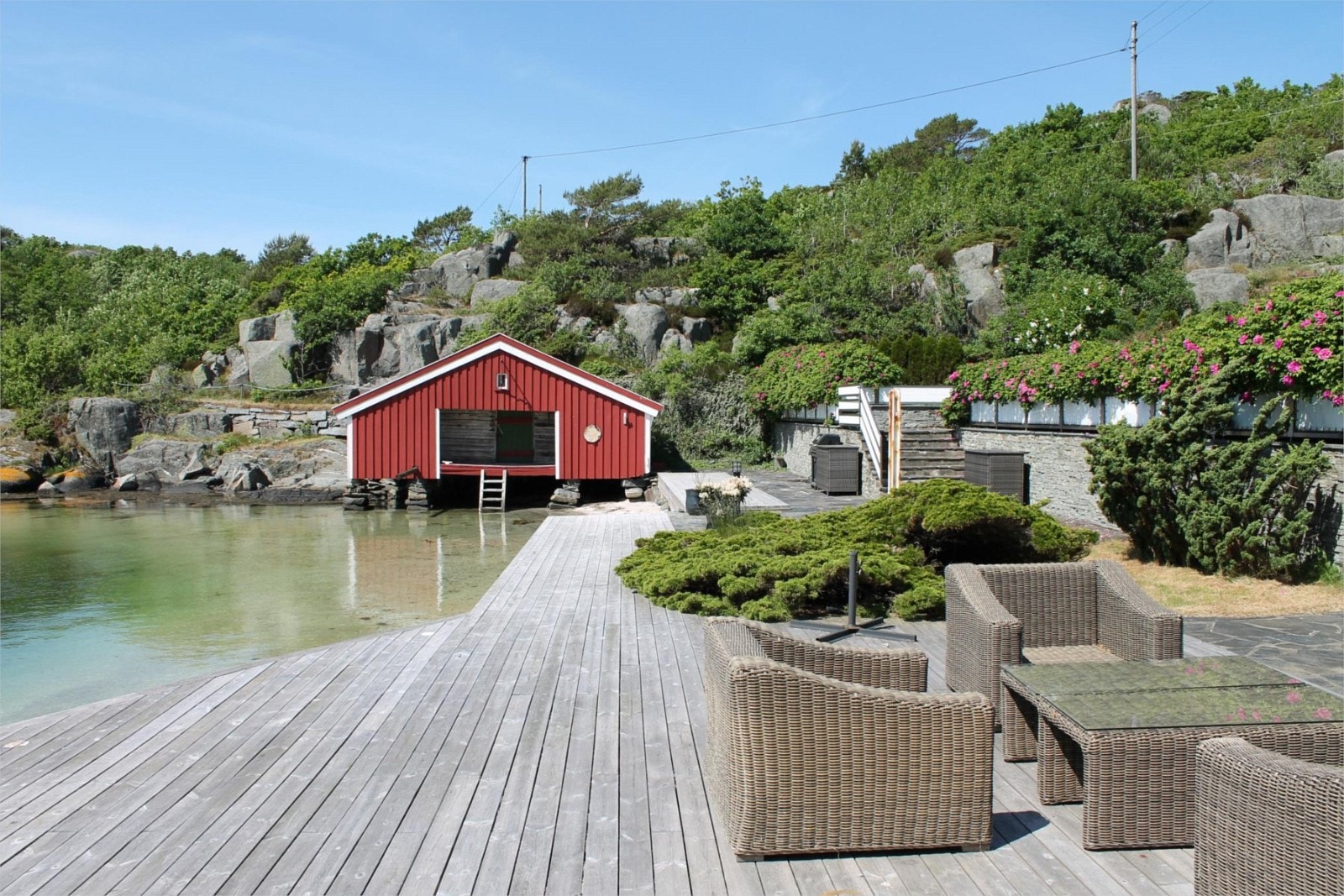 Fra del av bryggeanlegget Galleribilde