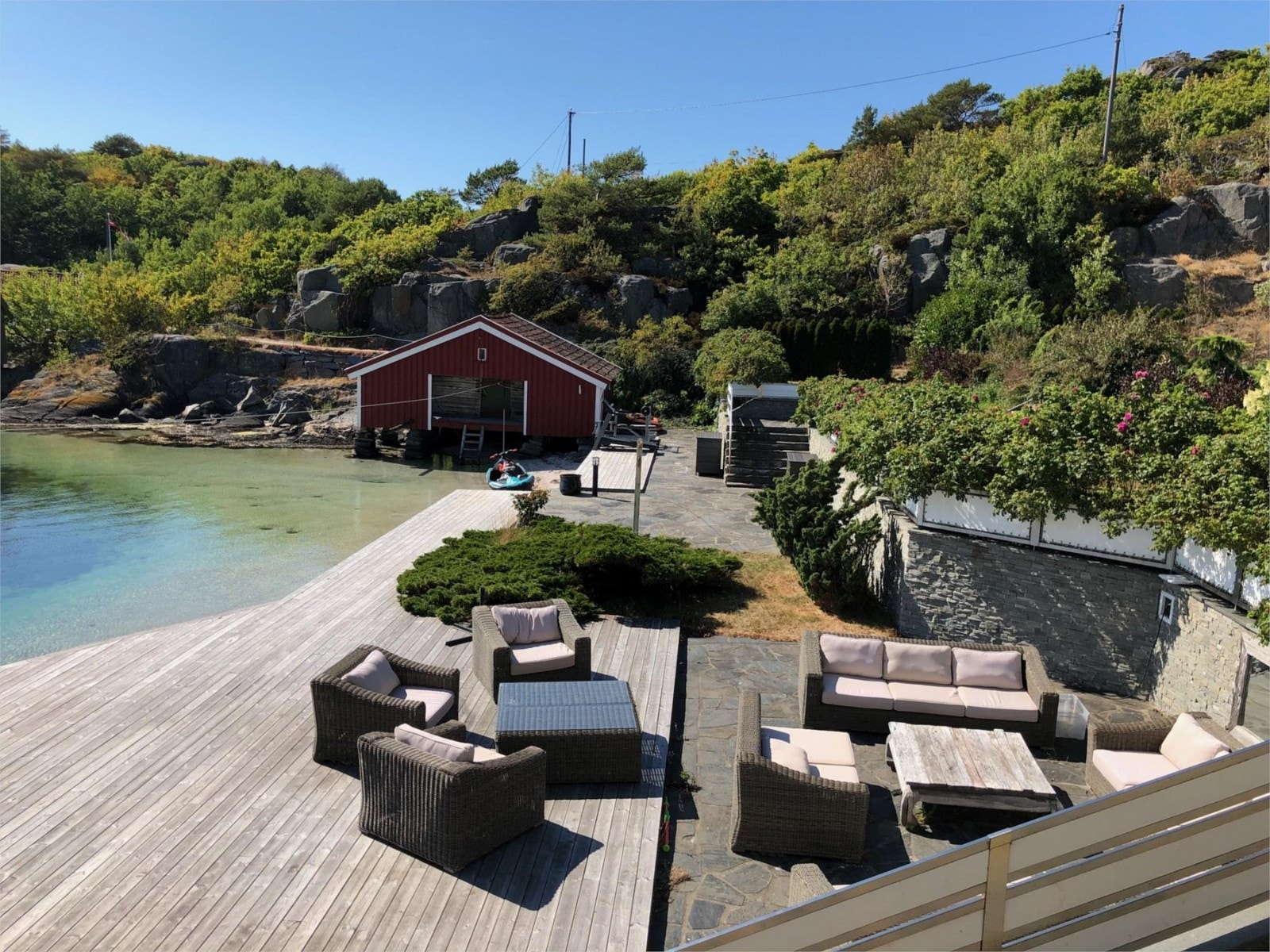 Store solterrassser - bilde fra juli 2018 Galleribilde