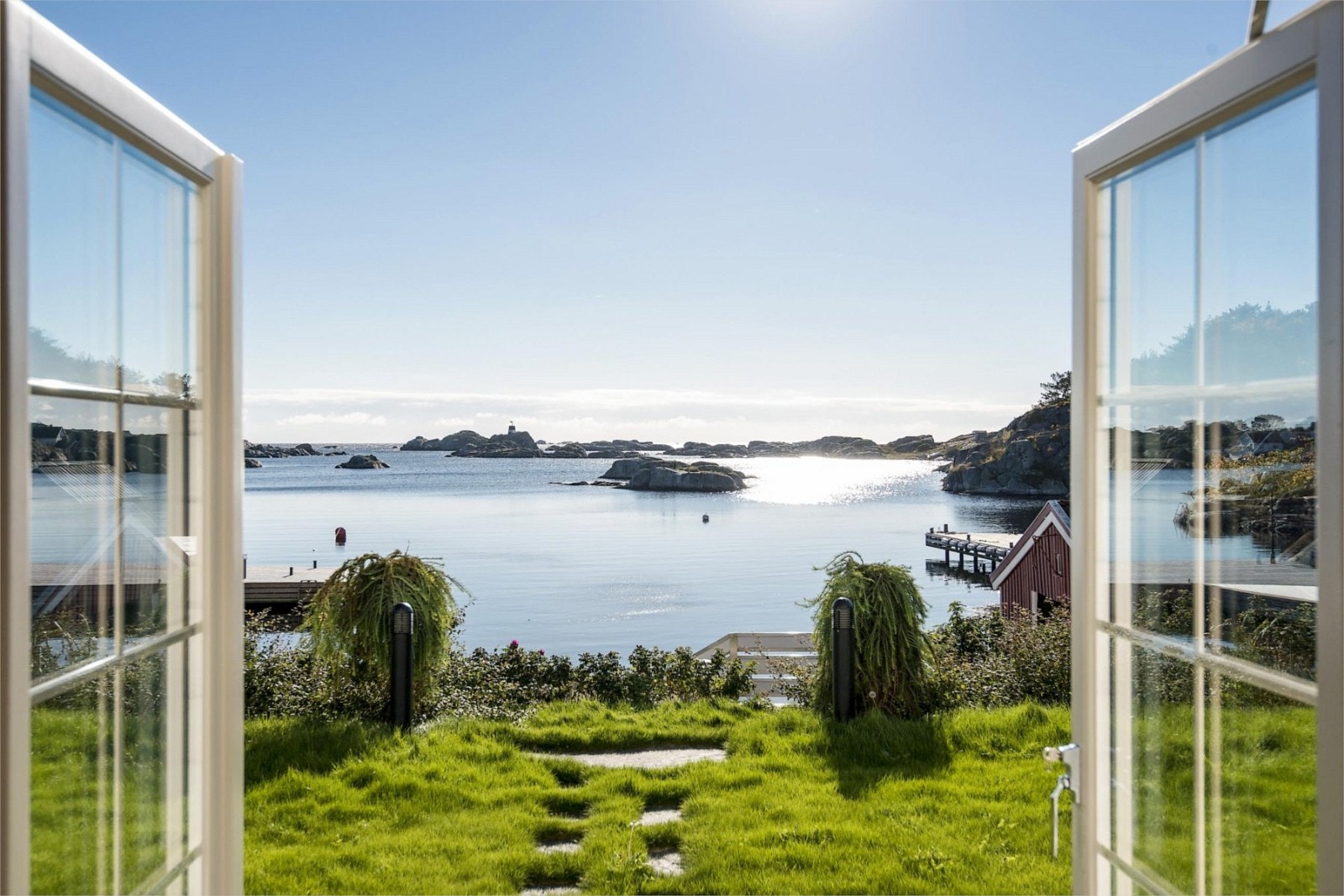 Nydelig utsikt fra stuen Galleribilde