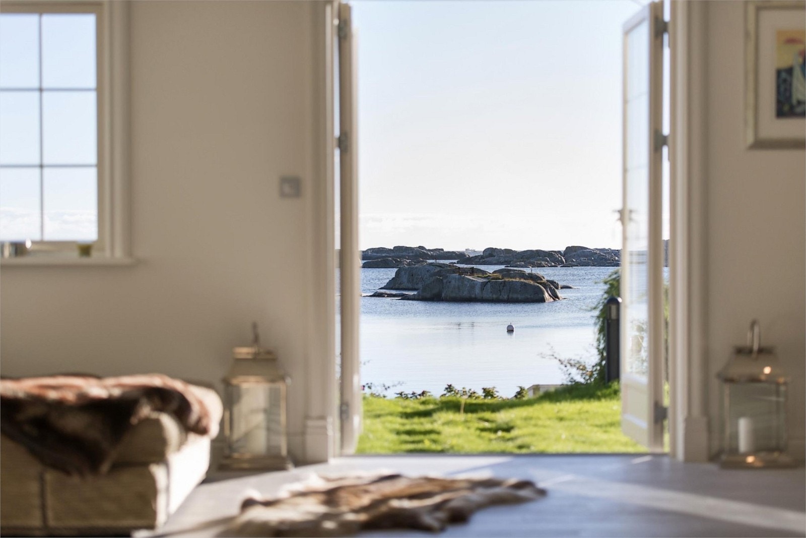 Nydelig utsikt fra stuen Galleribilde