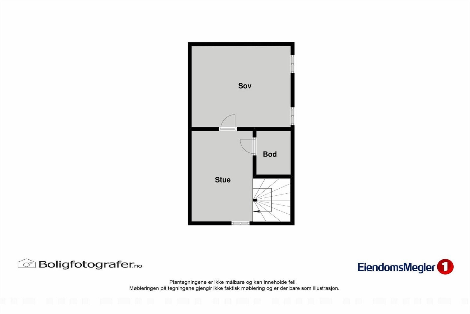 Planløsning loft Torvmoen 51 Galleribilde