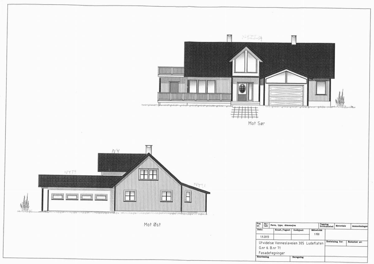 Fasadetegninger Galleribilde