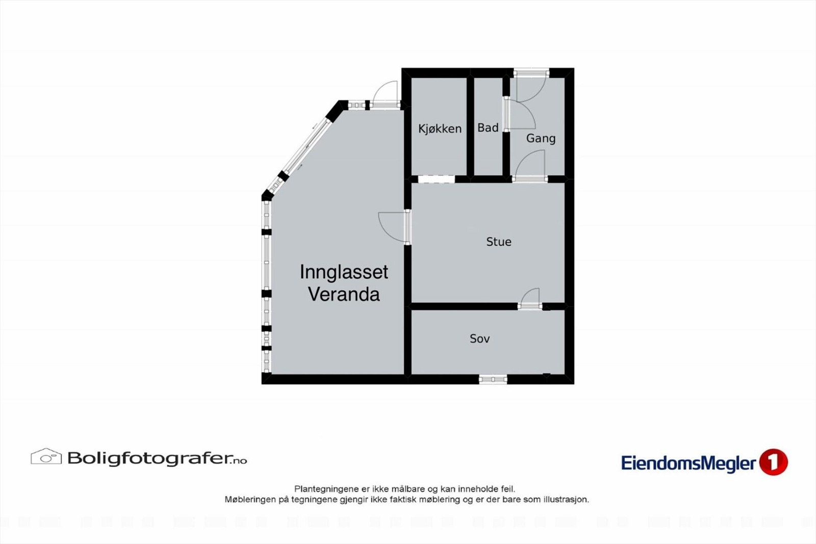 Plantegning Manganveien 49f Galleribilde