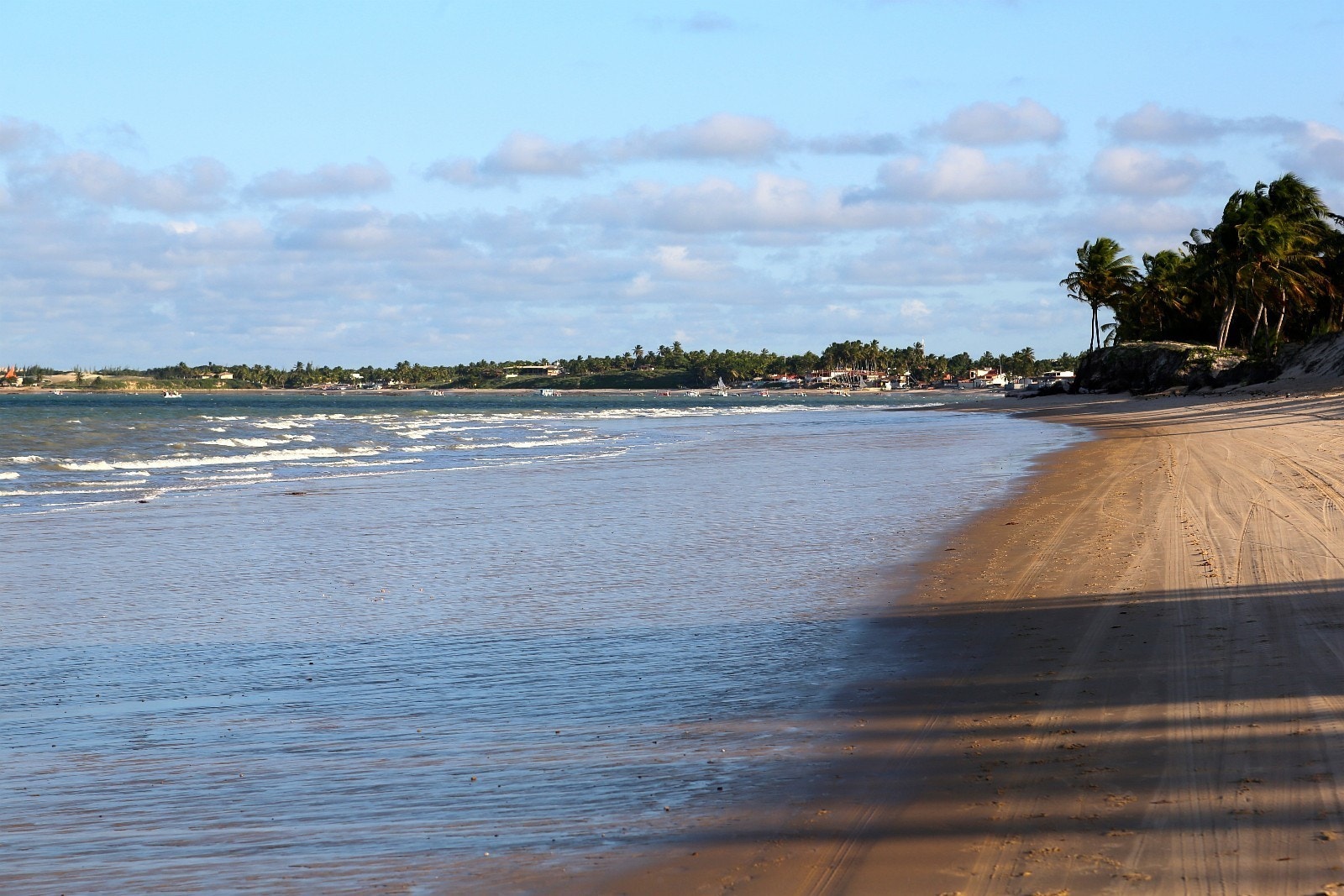 Stranden på framsiden av anlegget. Galleribilde