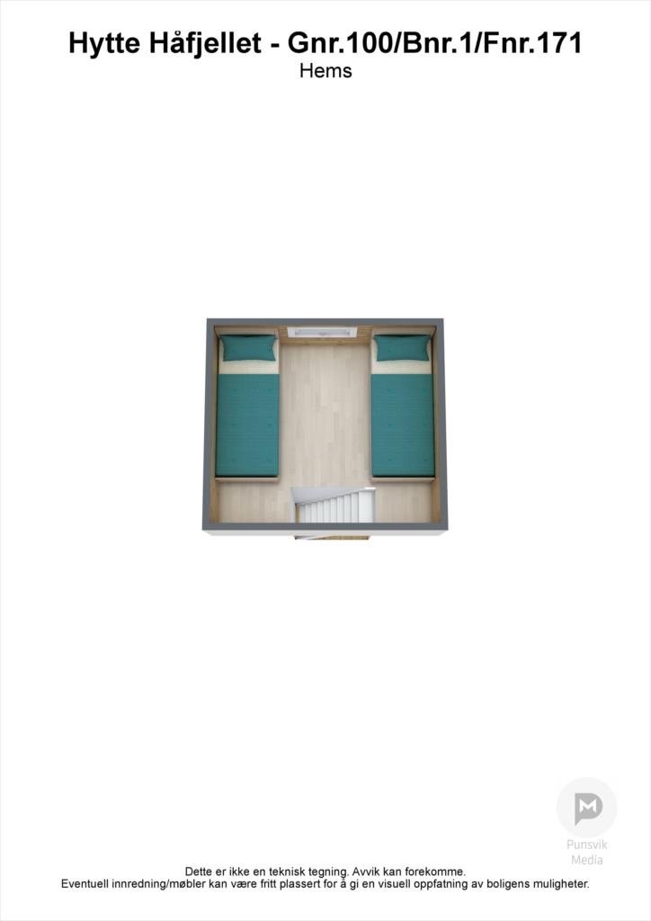 _Hytte Håfjellet - Gnr.100_Bnr1_Fnr171 - Hems - 3D Galleribilde