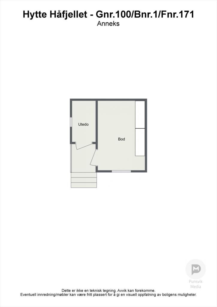 _Hytte Håfjellet - Gnr100_Bnr1_Fnr171 - Anneks - 2D Galleribilde