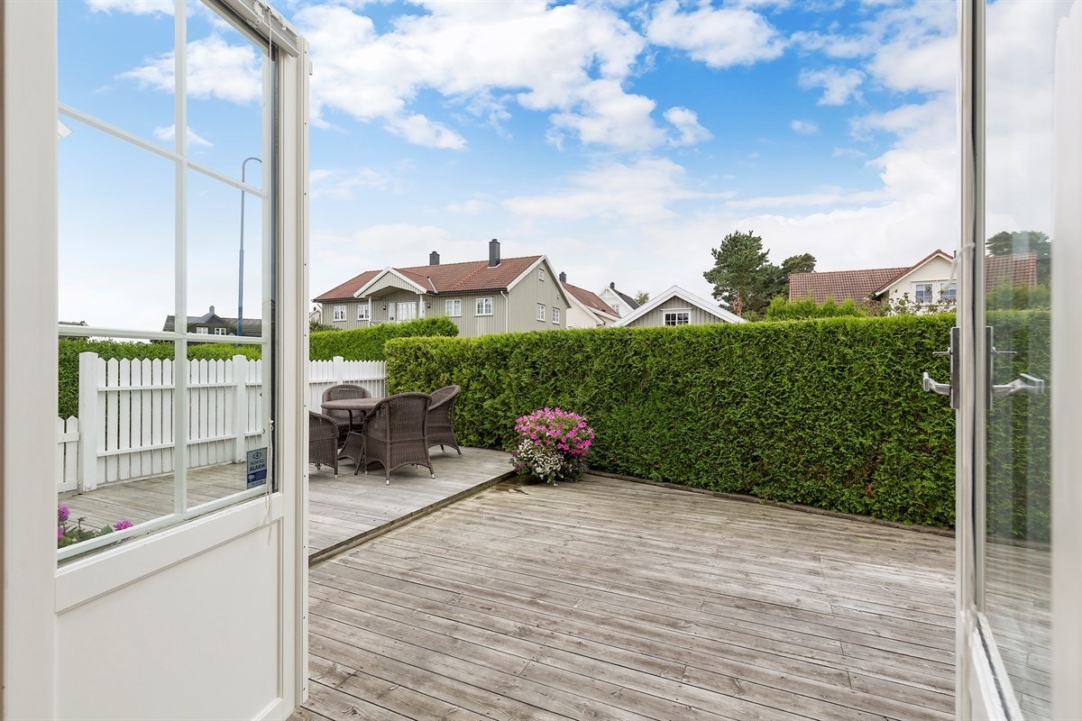 Usjenert og deilig uteplass Galleribilde