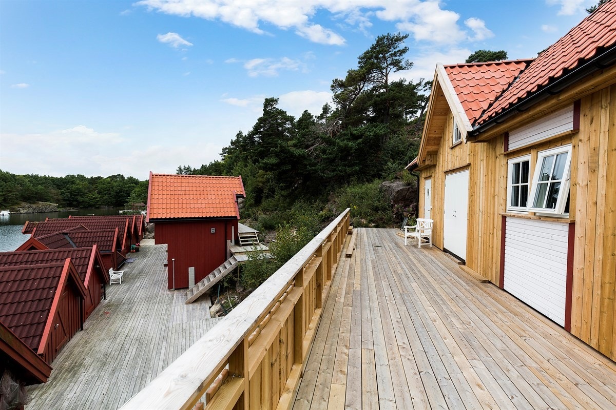 Eget hus til sosiale arrangementer står til disposisjon for beborerne Galleribilde