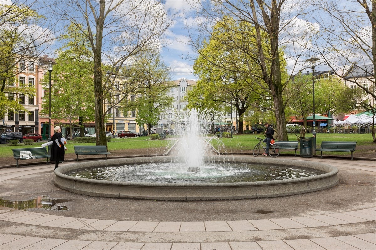 Her kan du trekke deg tilbake i en rolig atmosfære og glede deg over de fine park- og grøntområdene i nærmiljøet. Galleribilde