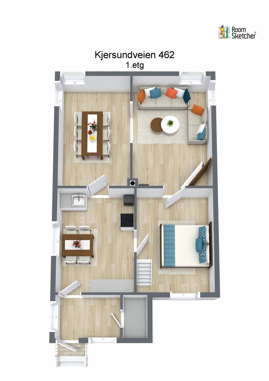 Plantegning Galleribilde