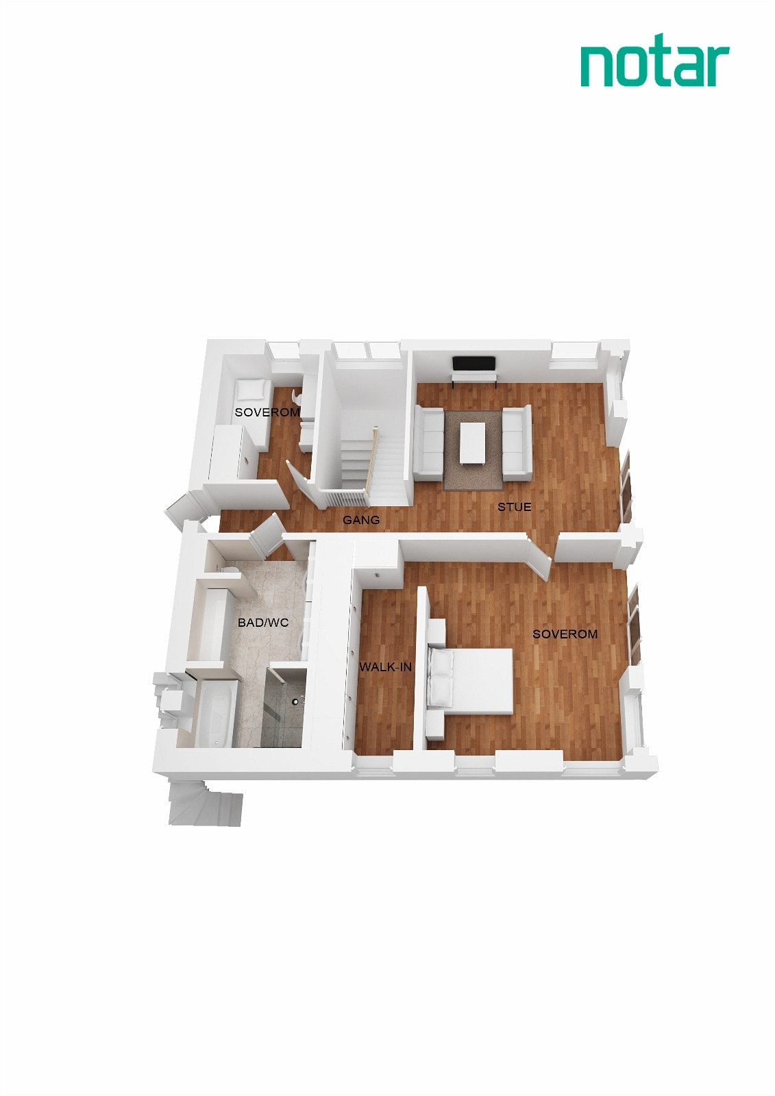 Plantegning 3.etasje Galleribilde