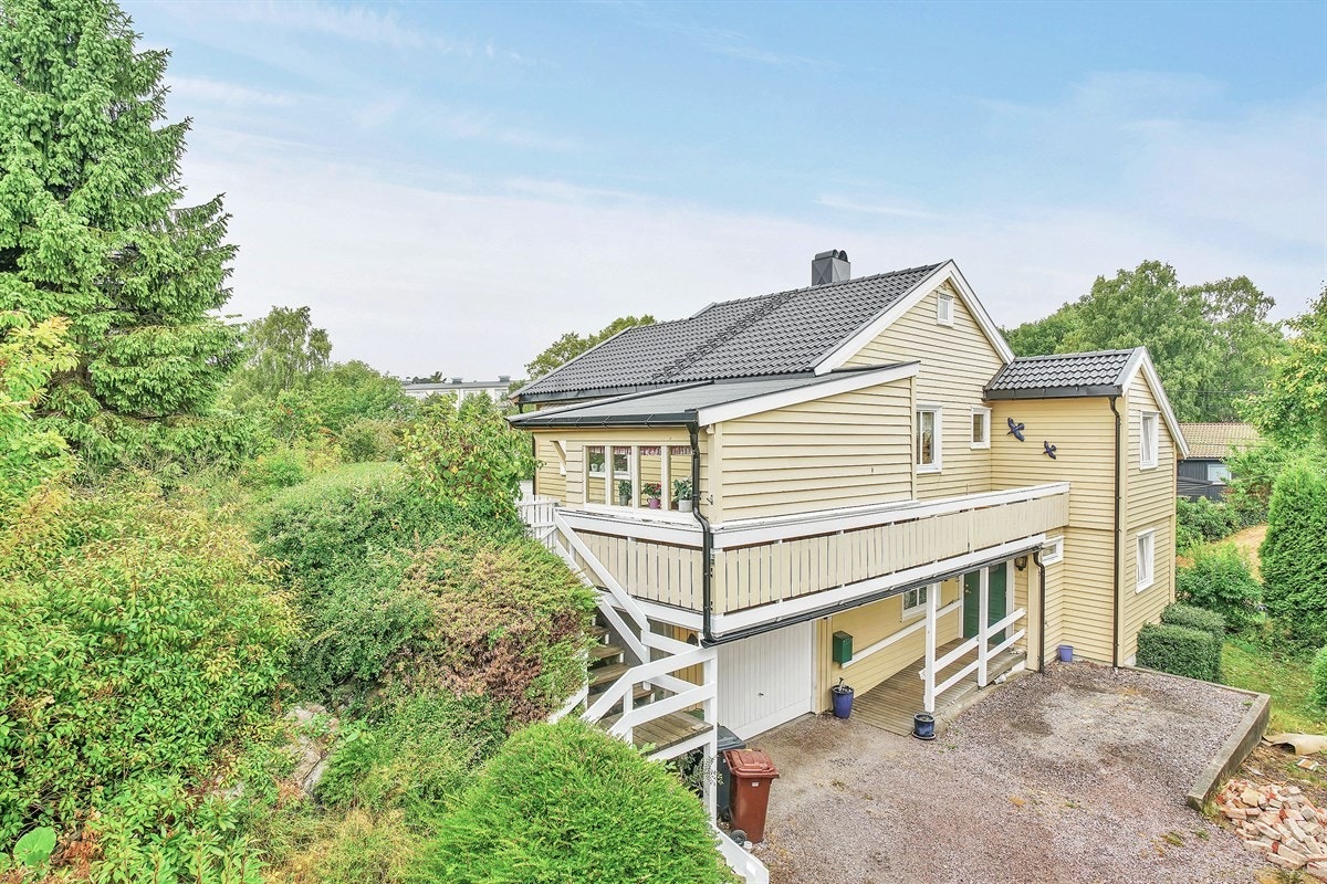 Boligen ligger innerst i blindvei Galleribilde