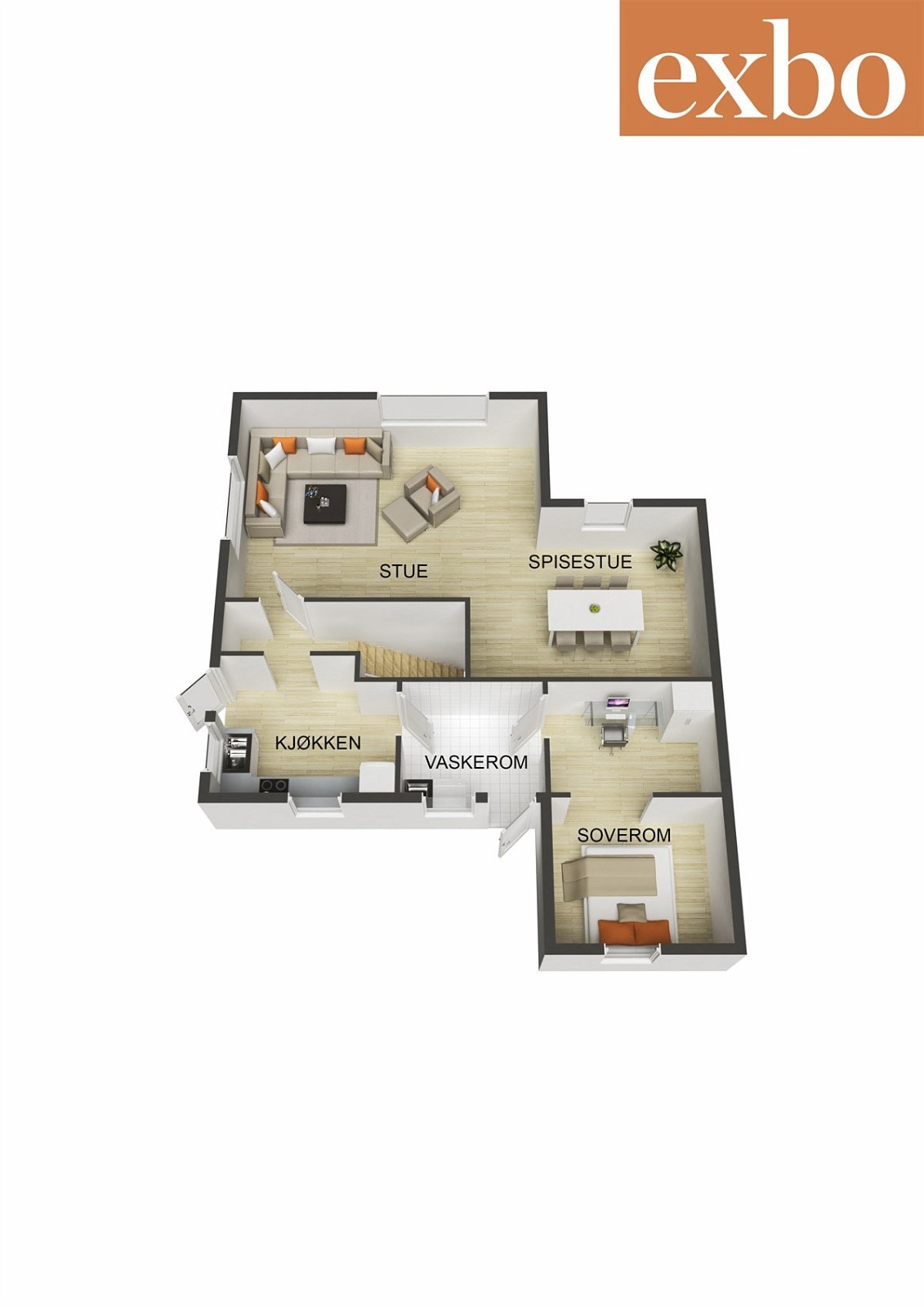 Plantegning 1.Etasje Galleribilde