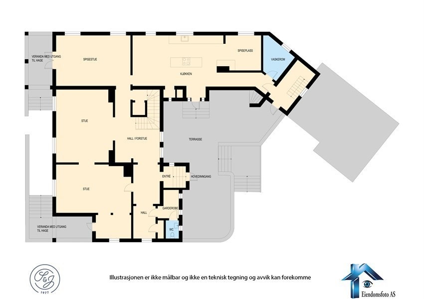 Plantegning - 1. etasje Galleribilde