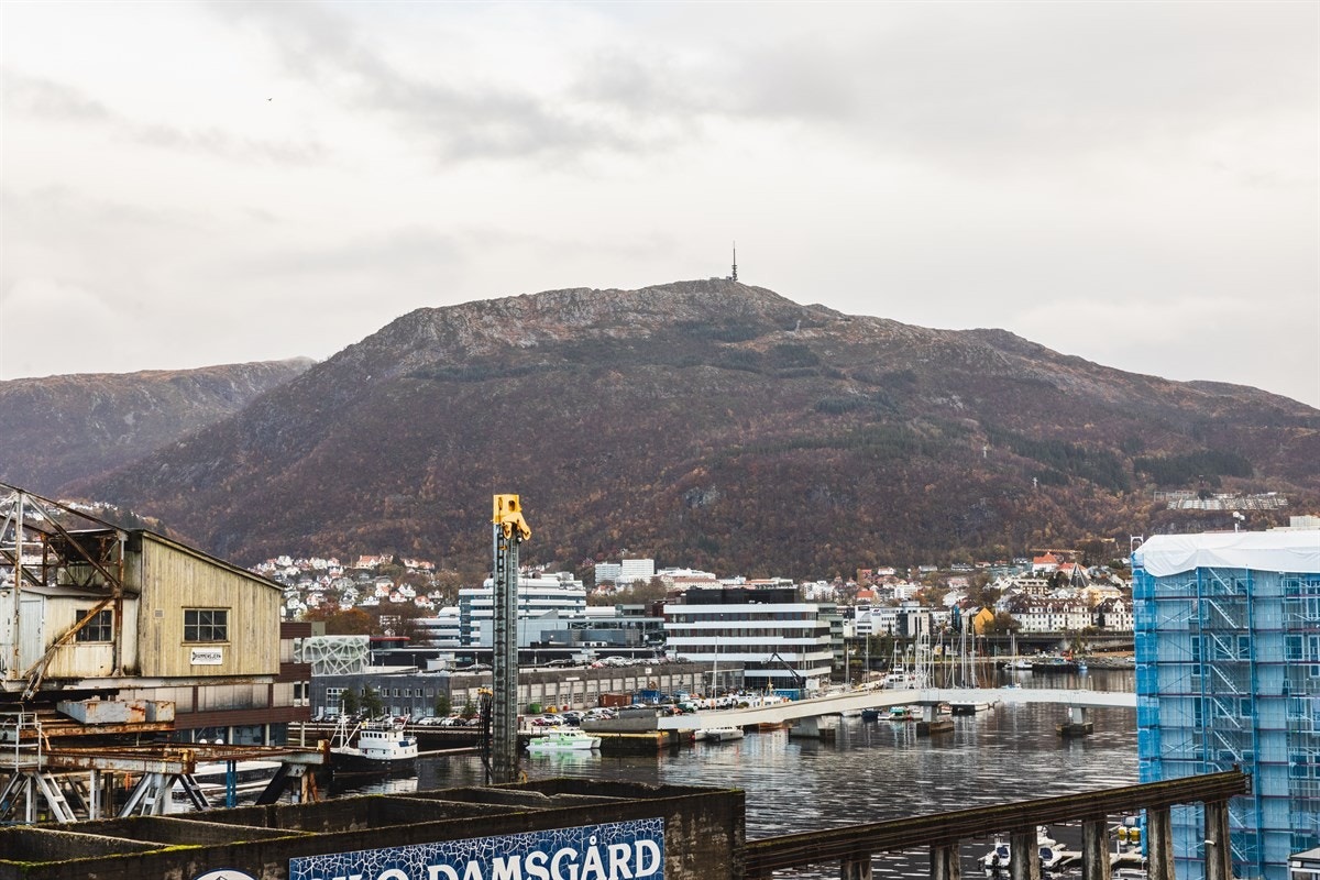 Utsikt fra leiligheten. Galleribilde
