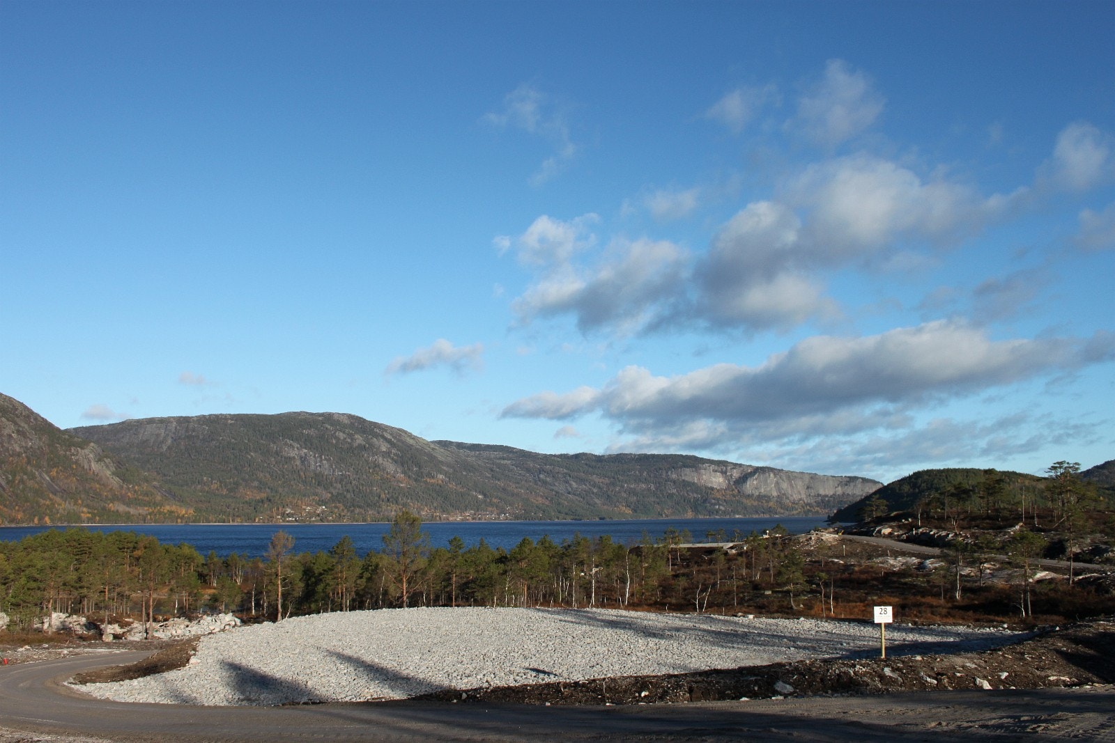 Fra tomt mot nord Galleribilde